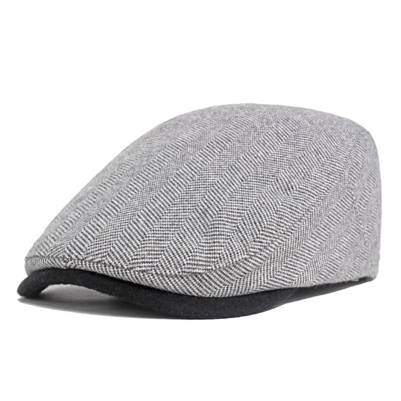 Béret imprimé chaud homme tour de tête 55-59 cm