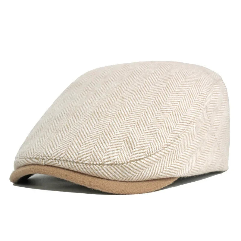 Béret imprimé chaud homme tour de tête 55-59 cm
