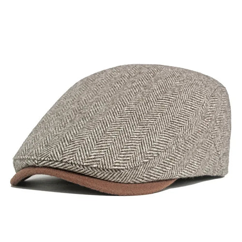Béret imprimé chaud homme tour de tête 55-59 cm