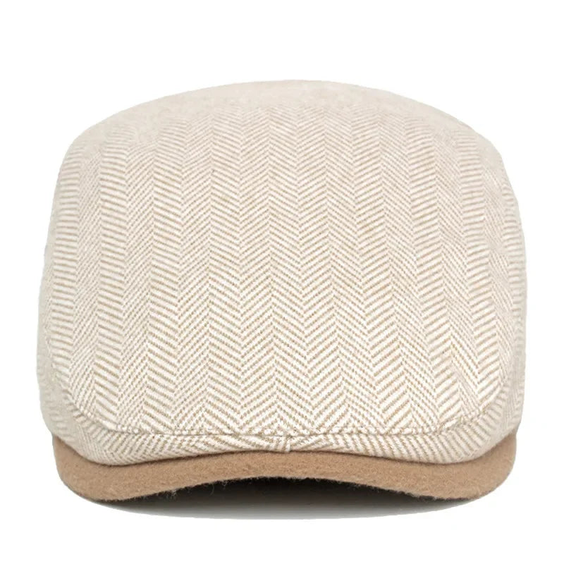 Béret imprimé chaud homme tour de tête 55-59 cm