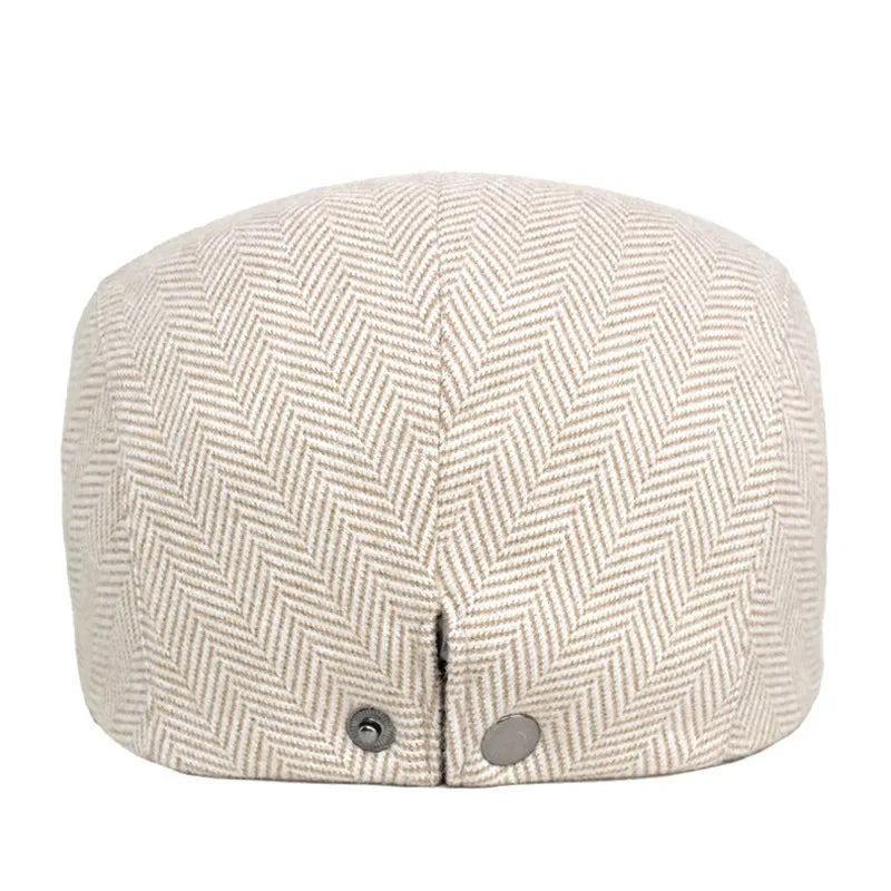 Béret imprimé chaud homme tour de tête 55-59 cm